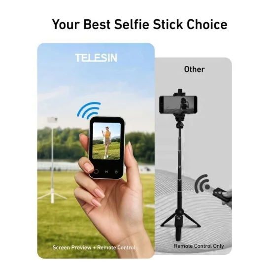 Telesin Magnetic Selfie Monitor Screen Mini - Black
